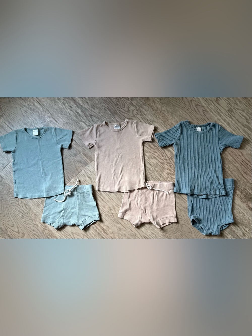 Toddler Girl Organic Cotton Ribbed Sets Bundle